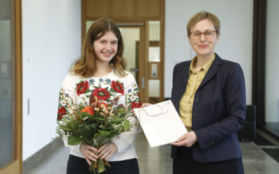 Ukrainian PhD student receives Engagement Scholarship
